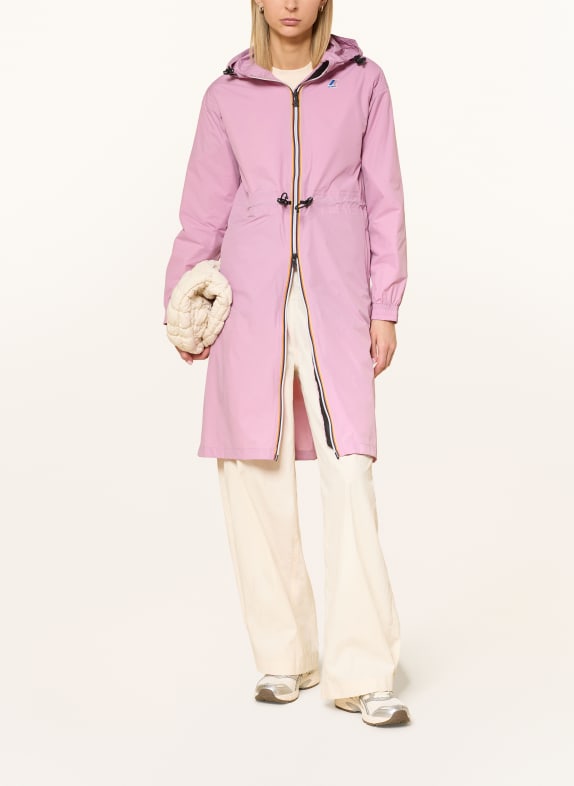 K-WAY Manteau de pluie LE VRAI 4.0 DELIA LILAS CLAIR