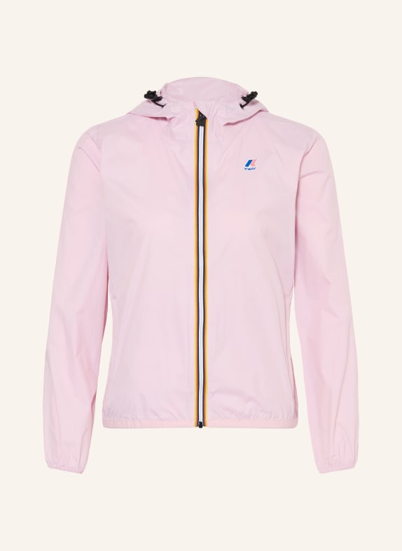K-WAY Regenjacke LE VRAI 4.0 CLAUDETTE ROSA / DUNKELORANGE / GELB