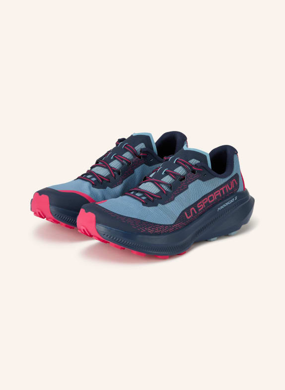 LA SPORTIVA Chaussures de trail PRODIGIO 2 BLEU CLAIR / ROSE FUCHSIA / BLEU FONCÉ