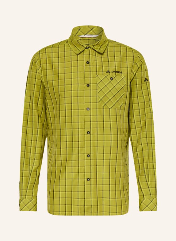 VAUDE ALBSTEIG III Outdoor Shirt OLIVE / DARK BLUE