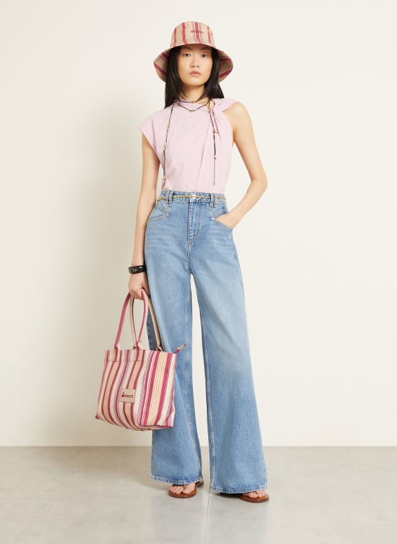 ISABEL MARANT Shopper YENKY CRÈME / VIEUX ROSE / BEIGE