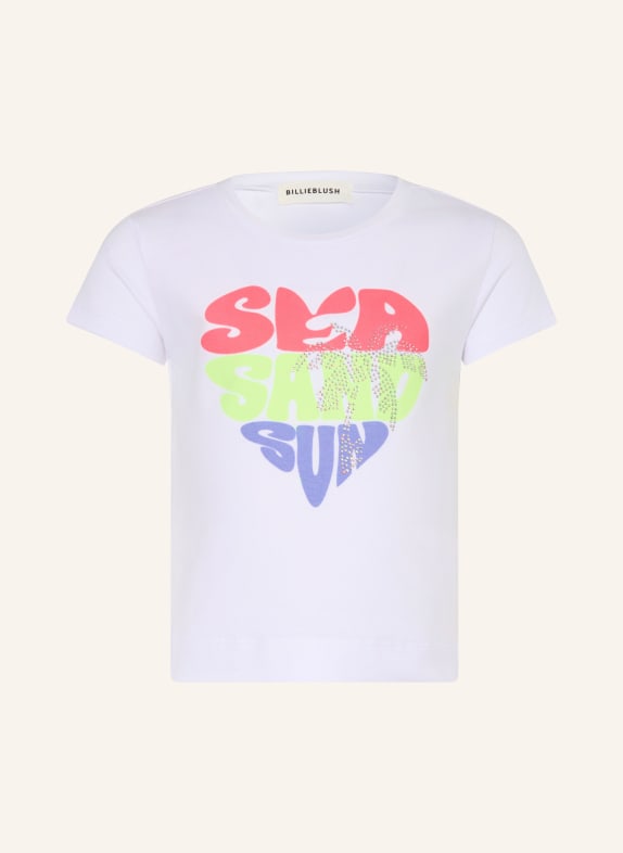 Billieblush T-shirt met strass-steentjes WIT