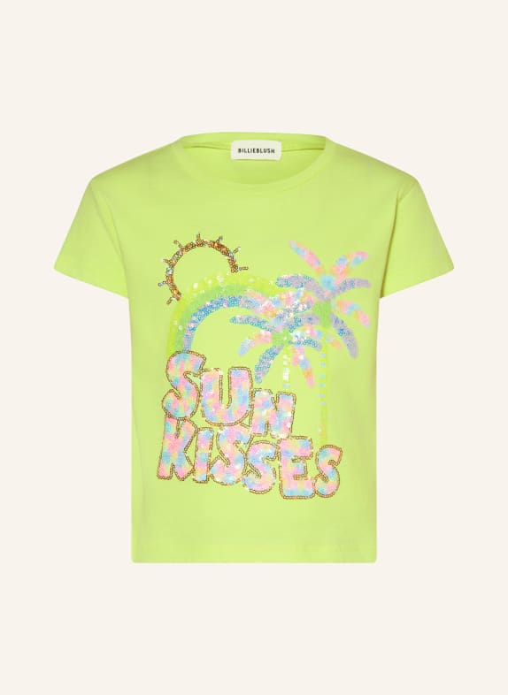 Billieblush T-shirt met pailletten NEONGROEN