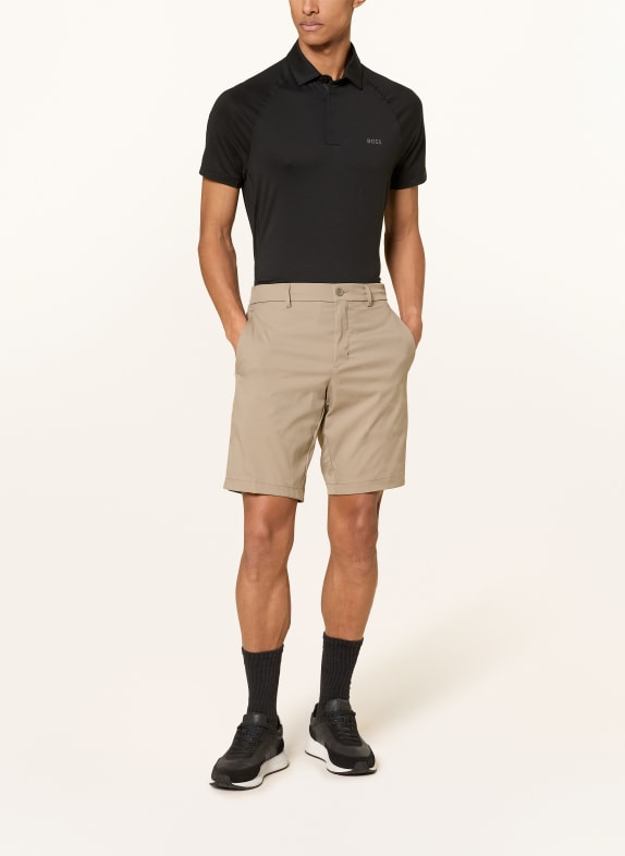 BOSS Jersey poloshirt TOUR ZWART