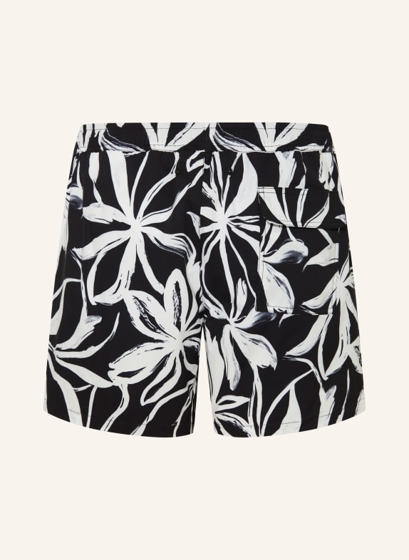 Marc O'Polo Badeshorts SCHWARZ / WEISS