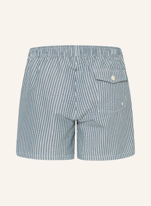 Marc O'Polo Badeshorts GRÅ / HVID