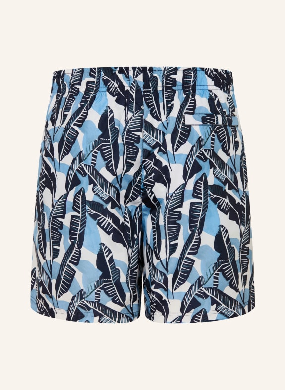 ETON Badeshorts SCHWARZ / BLAUGRAU / WEISS