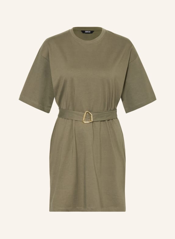 BARBOUR INTERNATIONAL Jersey dress UMA OLIVE / GOLD
