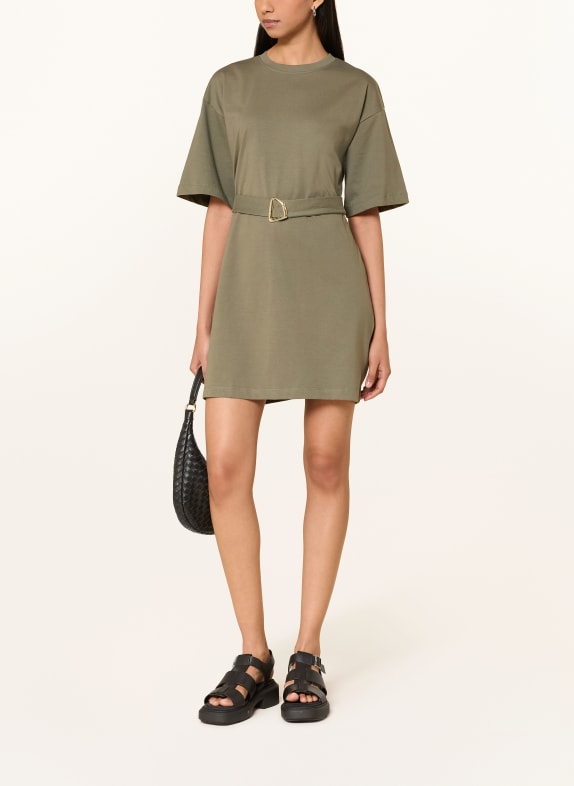 BARBOUR INTERNATIONAL Jerseykleid UMA OLIV / GOLD