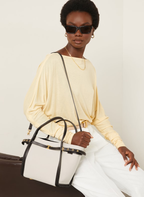 TOD'S handtas WIT / GOUD / ZWART