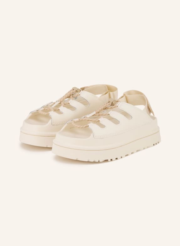 UGG Plateau-Sandalen GOLDENGLOW TOGGLE WEISS
