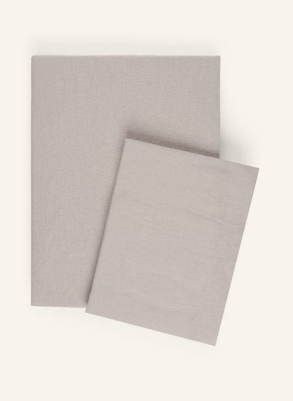 fleuresse Linge de lit PROVENCE en lin GRIS