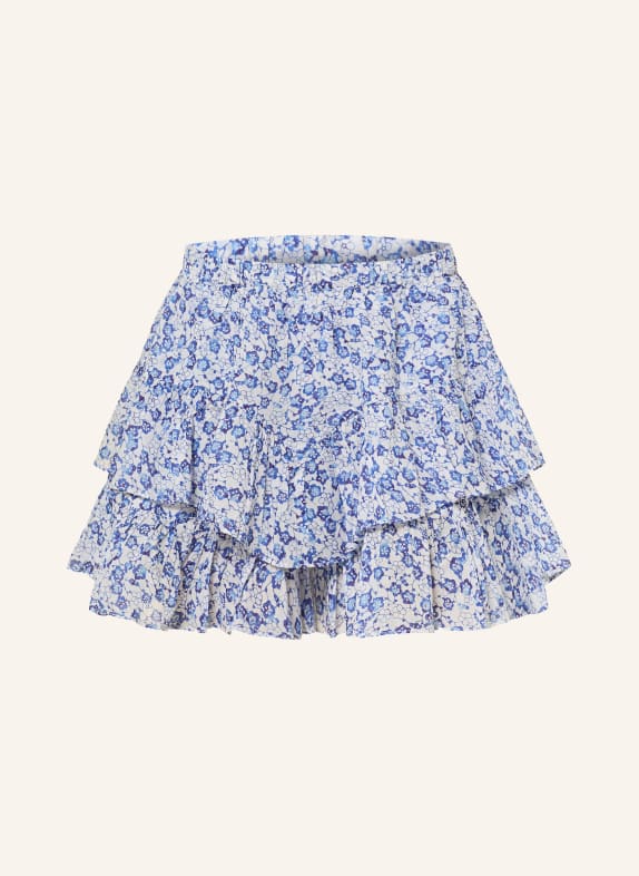 MARANT ÉTOILE Spódnica JOCADIA z falbanami GRANATOWY / JASNONIEBIESKI