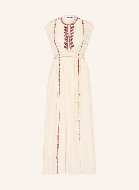 MARANT ÉTOILE LIVIANE Dress BEIGE / DARK RED