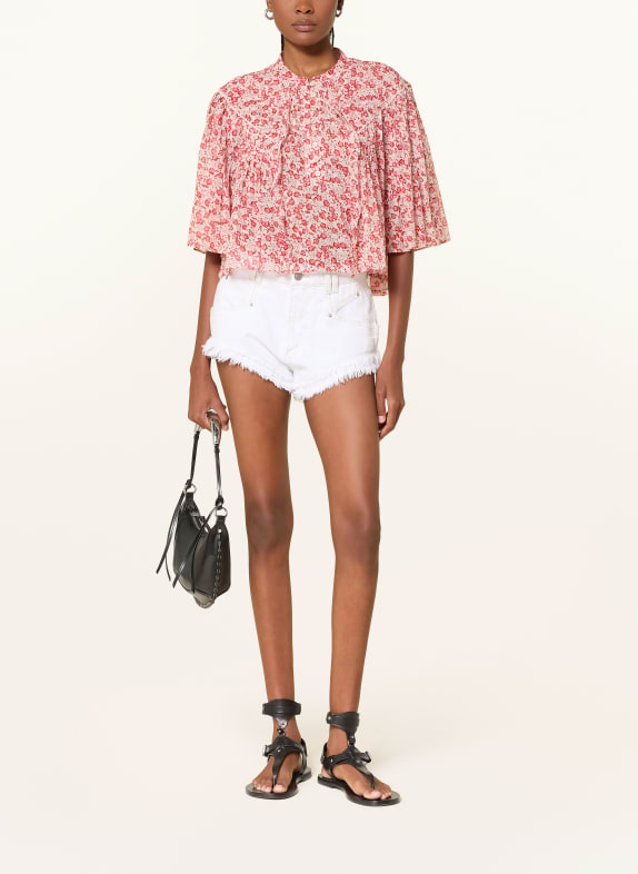 MARANT ÉTOILE Bluse VEELIA ROT / ECRU / DUNKELROT