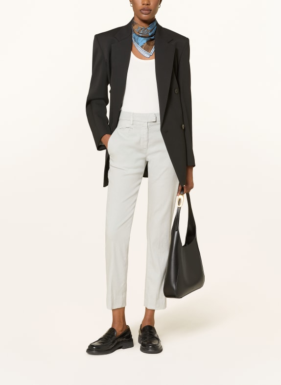 Dondup 7/8-broek PERFECT met linnen LICHTGRIJS
