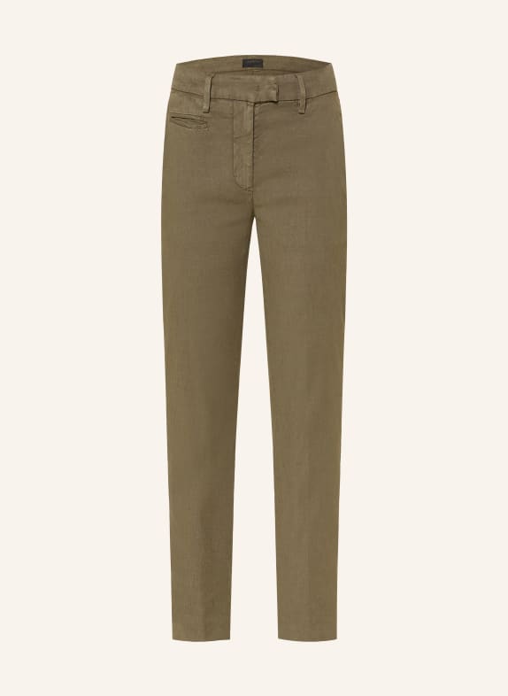 Dondup 7/8-Hose PERFECT mit Leinen KHAKI