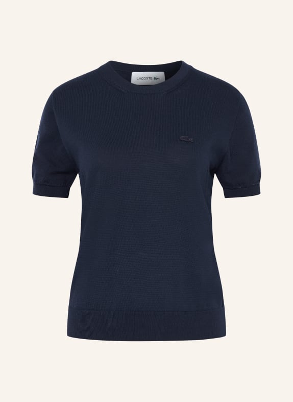 LACOSTE gebreid shirt DONKERBLAUW