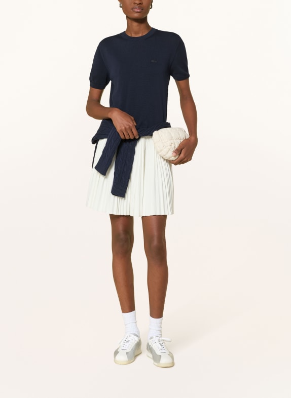LACOSTE gebreid shirt DONKERBLAUW