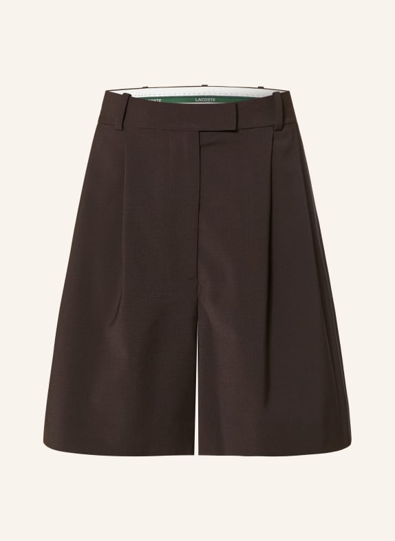 LACOSTE Shorts DUNKELBRAUN