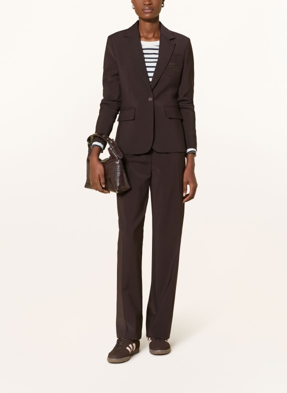 LACOSTE Marlene-broek MARRON FONCÉ