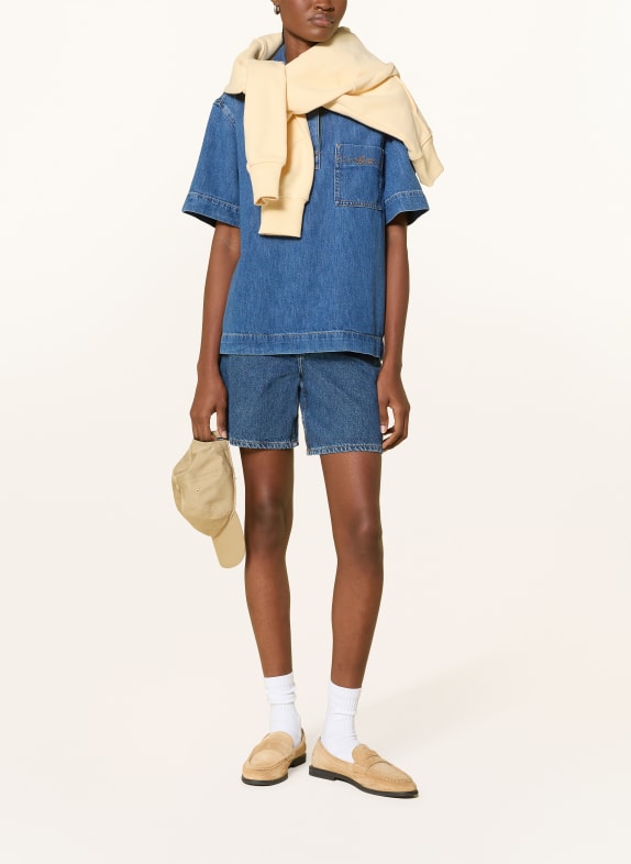 LACOSTE Jeansblouse BLAUW