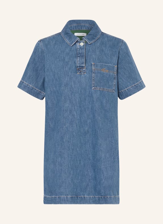 LACOSTE denim dress BLUE