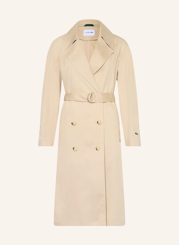LACOSTE Trenchcoat BEIGE