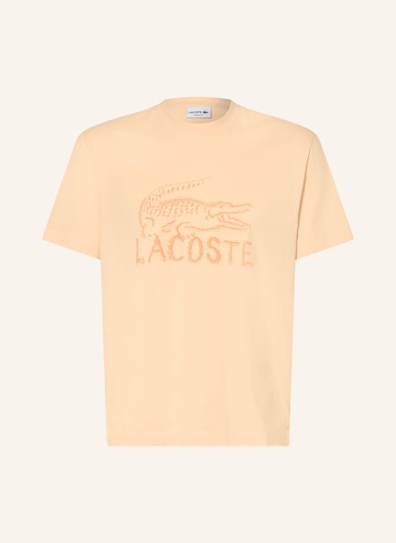 LACOSTE Tričko TMAVĚ ORANŽOVÁ