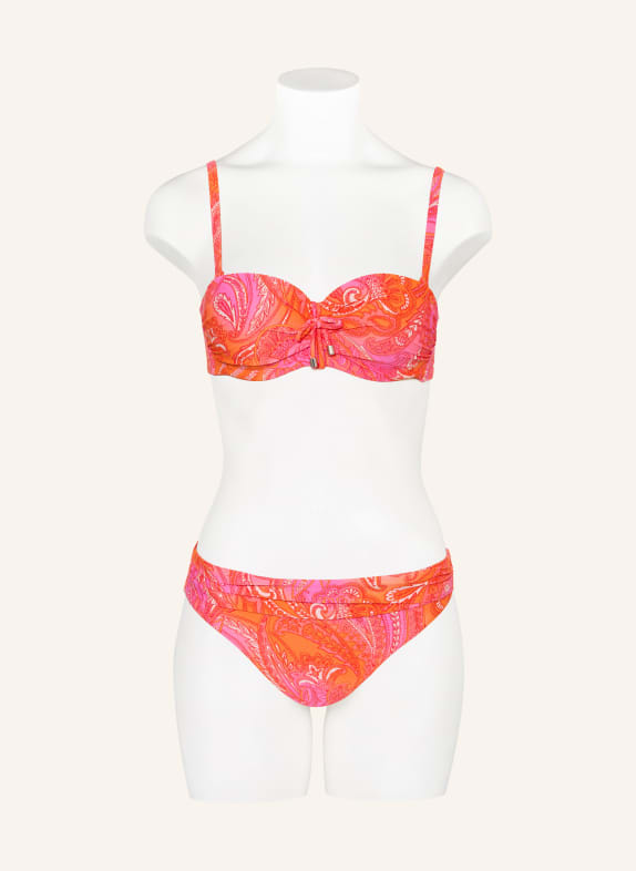 CYELL Basic bikinibroekje PAISLEY BREEZE ORANJE / ROZE