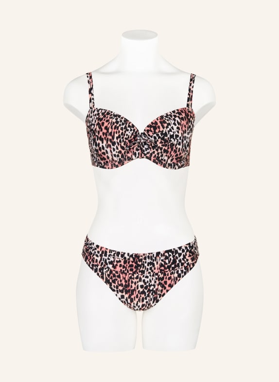 CYELL Basic bikinibroekje CHEETAH CHIC BRUIN / CRÈME / ZWART