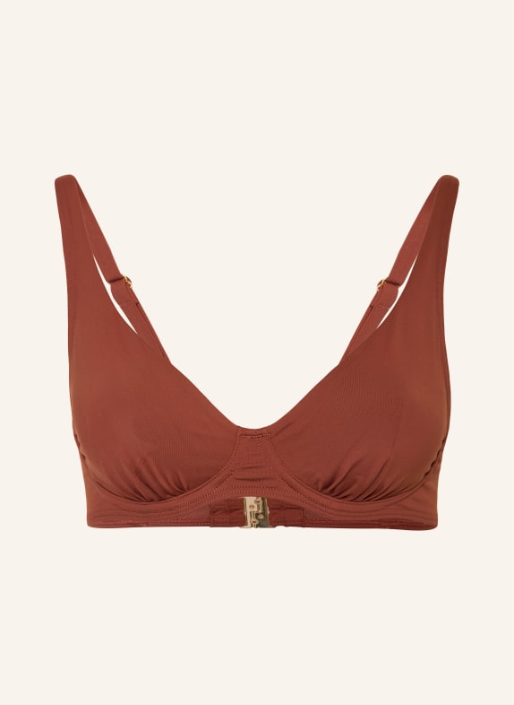 CYELL Bikiny s kosticemi HENNA VIBES TMAVĚ ČERVENÁ