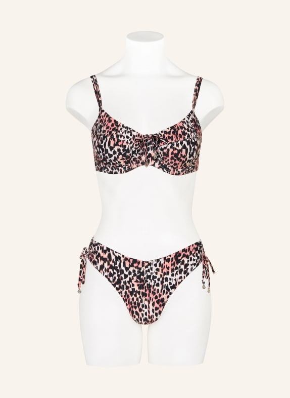 CYELL Bikinitop met beugels CHEETAH CHIC BRUIN / CRÈME / ZWART