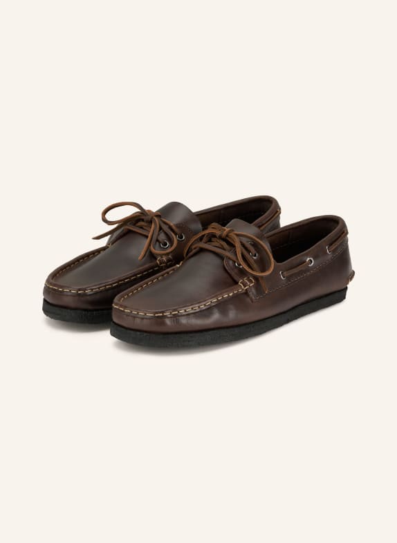 Clarks ORIGINALS GODNEY boat shoes DARK BROWN
