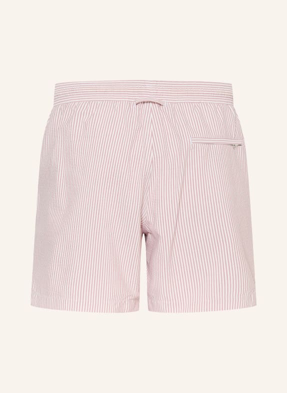 ORLEBAR BROWN Zwemshort BOXER VIEUX ROSE / WIT