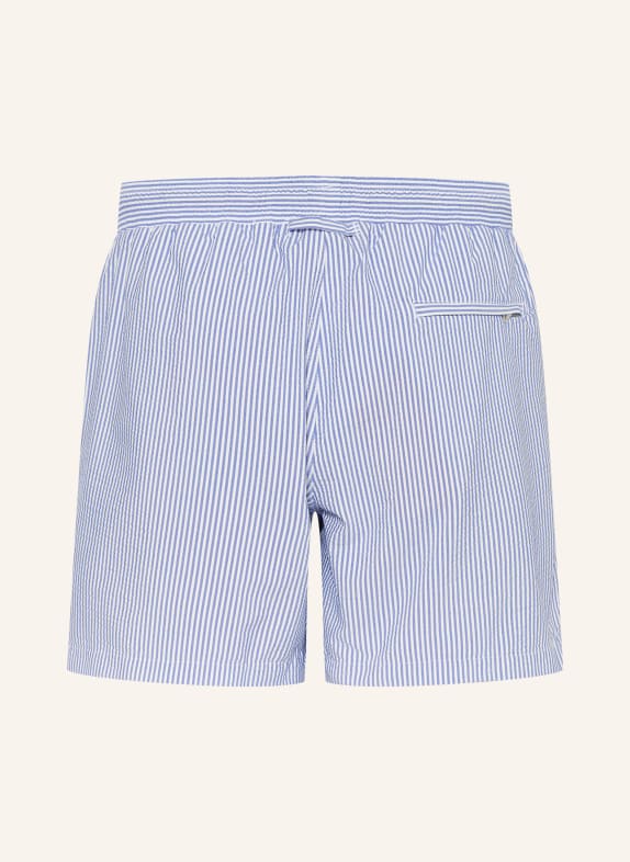 ORLEBAR BROWN Zwemshort BOXER BLAUW / WIT