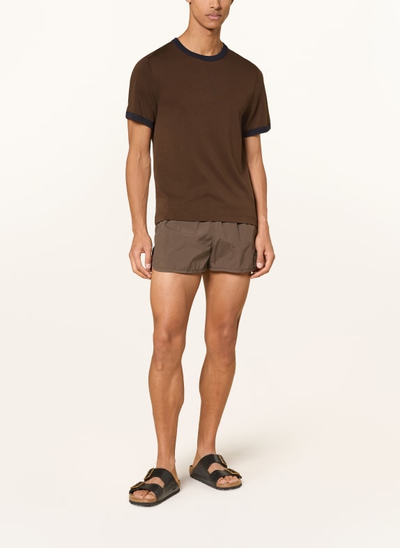 CDLP T-shirt KAKI / BLAUW