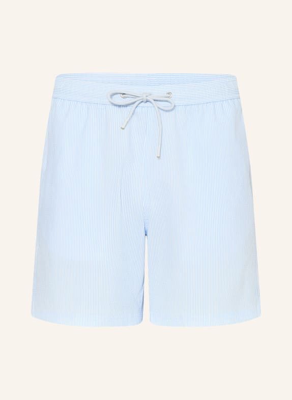PAUL & SHARK Swim shorts LIGHT BLUE / WHITE