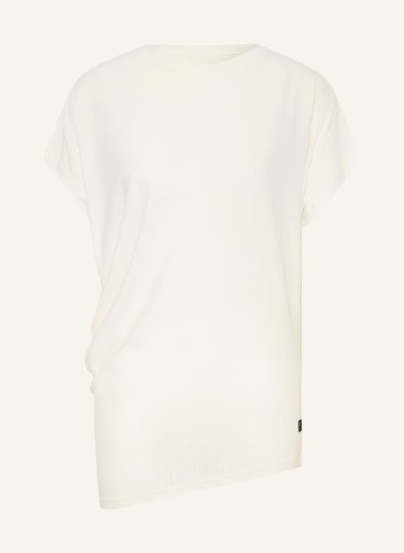 super.natural T-Shirt YOGA LOOSE mit Merinowolle WEISS