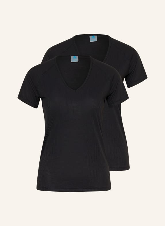 odlo 2-Pack ACTIVE LIGHT Performance Shirt BLACK