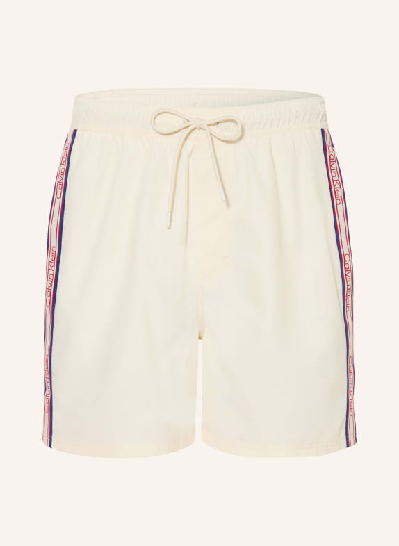 Calvin Klein Swim shorts CREAM / RED / BLUE