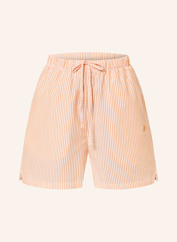 TOMMY HILFIGER Shorts ORANGE / WHITE
