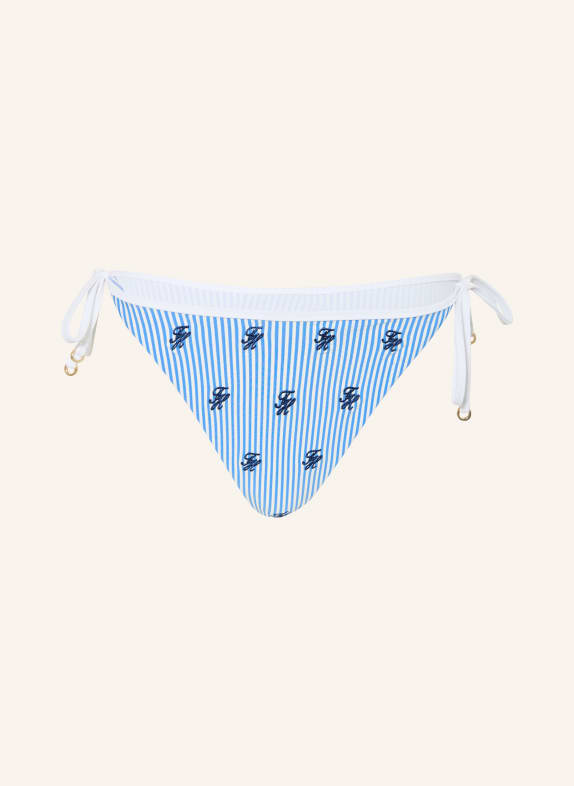 TOMMY HILFIGER Triangle bikini bottoms BLUE / DARK BLUE / WHITE