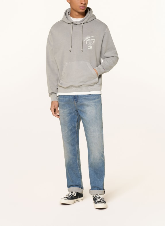 TOMMY JEANS Hoodie GRIJS / CRÈME