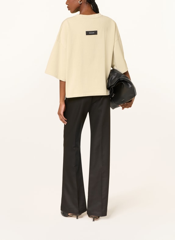 black palms T-shirt HEAVY LICHTGROEN