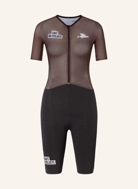 CAFÉ DU CYCLISTE Speedsuit CERISE mit gepolstertem Einsatz OLIV / SCHWARZ