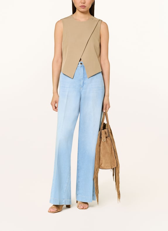 Y.A.S. Blazer vest CAMEL