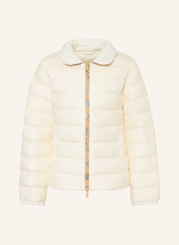 BURBERRY Down jacket CREAM / BEIGE / BLACK
