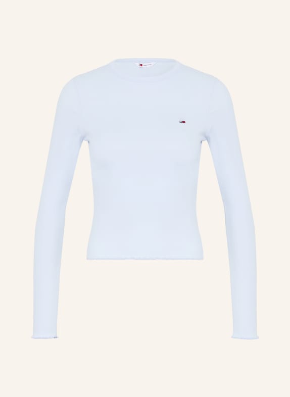TOMMY JEANS T-shirt à manches longues BLEU CLAIR