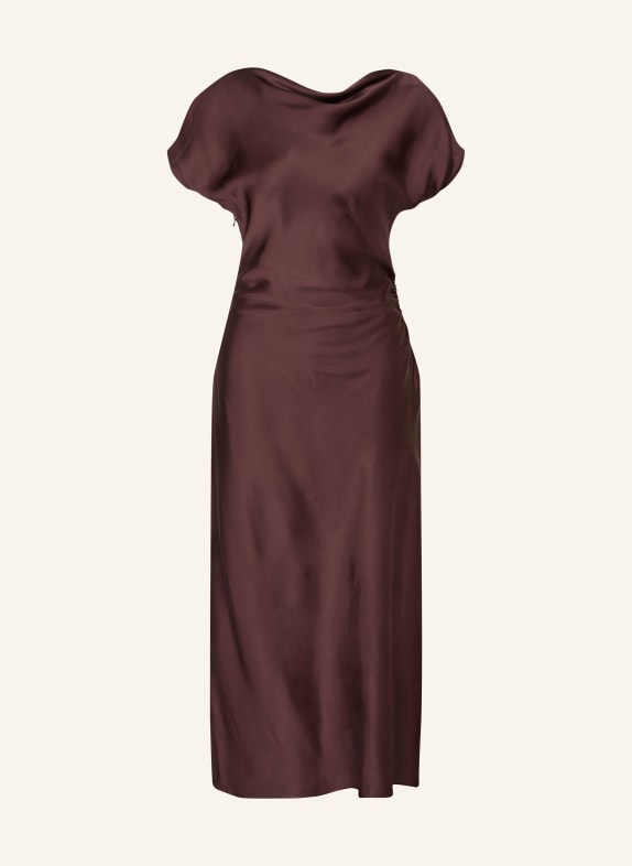 LIU JO Satinkleid DUNKELBRAUN